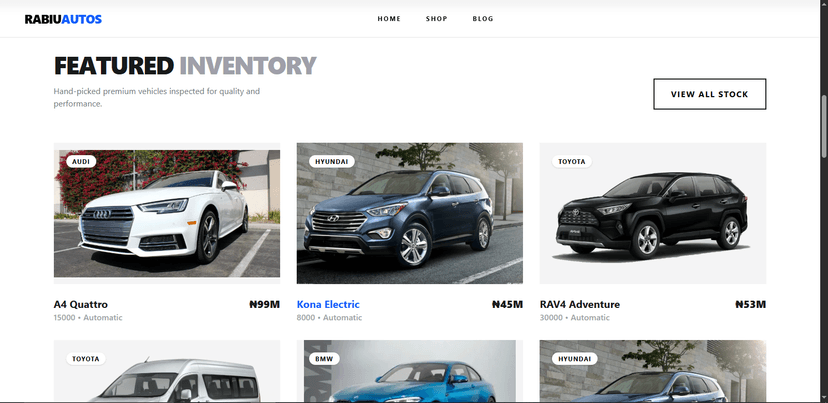 Rabiu Autos screenshot 2
