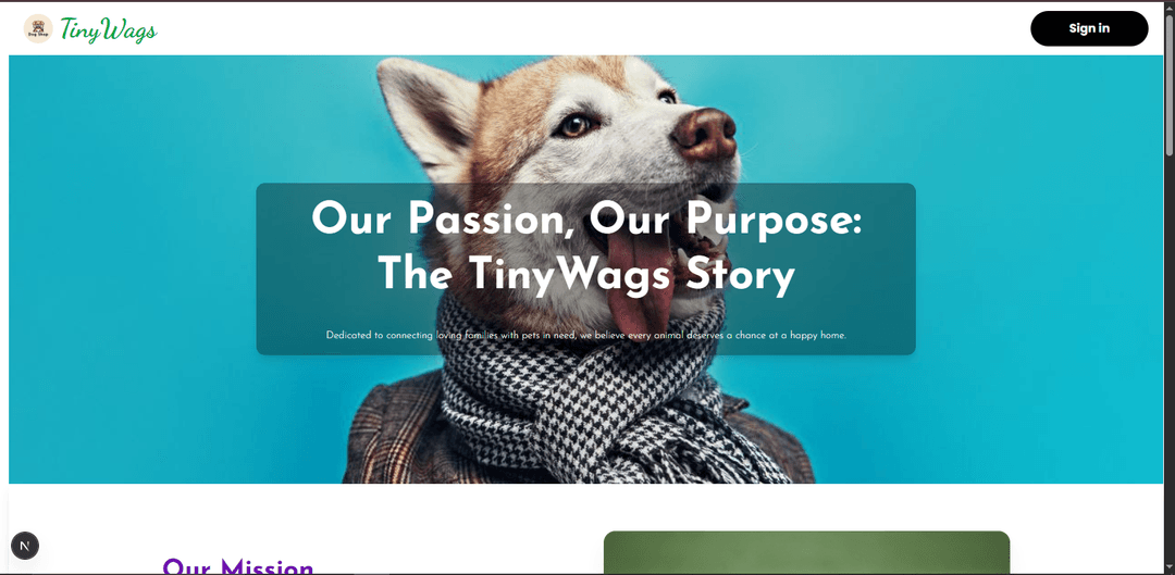 TinyWags project screenshot 7