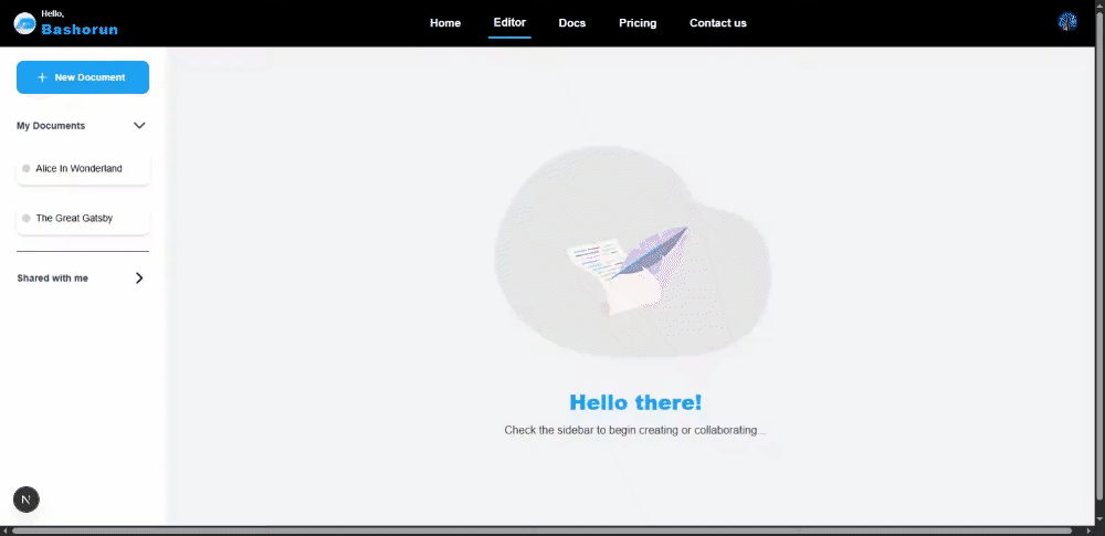 Prelo project screenshot 2